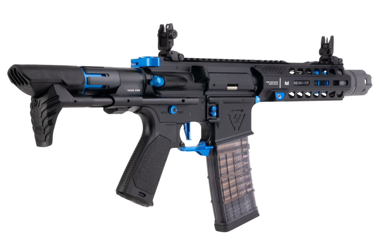 EMG STRIKE INDUSTRIES AR ストライク レイダー PDW GBB エアソフト M4 ライフル (CYMA CGS システム) - 7 インチ BK / BL