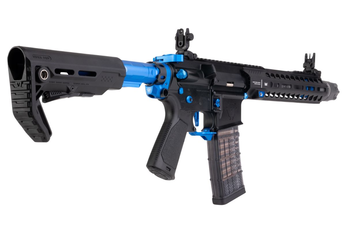 EMG STRIKE INDUSTRIES AR ストライク レイダー SBR GBB エアソフト M4 ライフル (CYMA CGS システム) - 10 インチ BK / BL