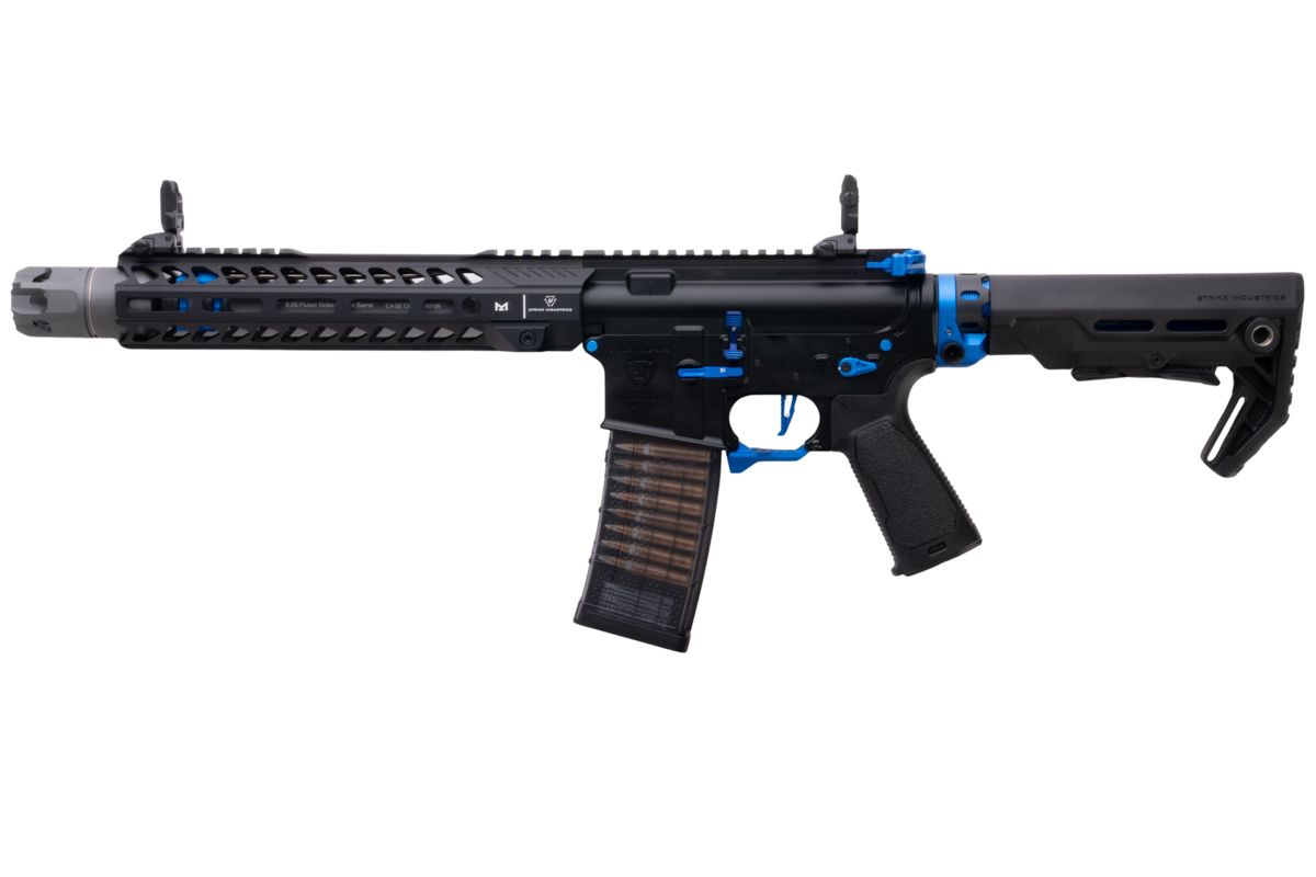 EMG STRIKE INDUSTRIES AR ストライク レイダー SBR GBB エアソフト M4 ライフル (CYMA CGS システム) - 10 インチ BK / BL