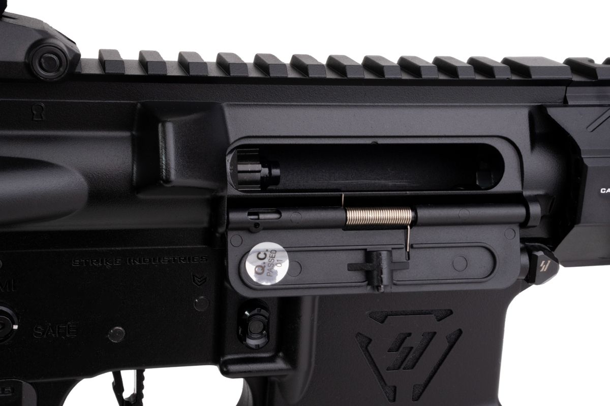 EMG STRIKE INDUSTRIES AR ストライク レイダー カービン GBB エアソフト M4 ライフル (CYMA CGS システム) - 13.5 インチ BK