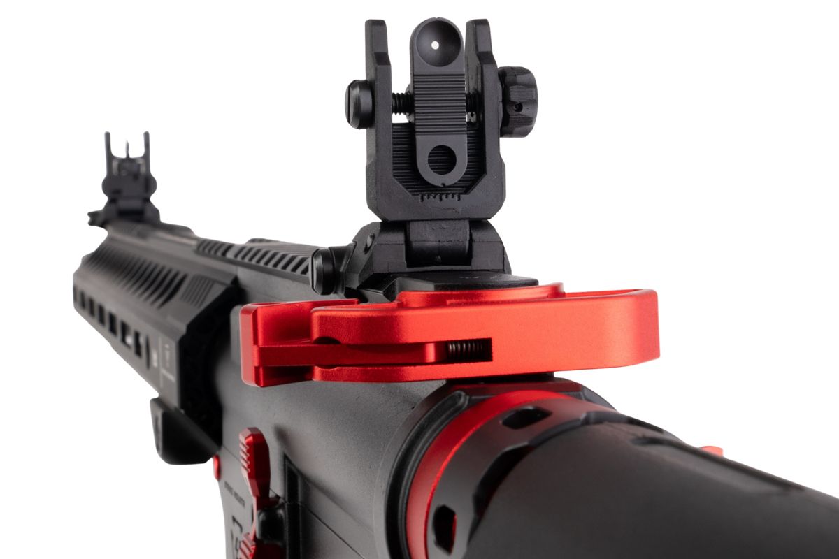 EMG STRIKE INDUSTRIES AR ストライク レイダー カービン GBB M4 ライフル (CYMA CGS システム) - 13.5 インチ BK / RD