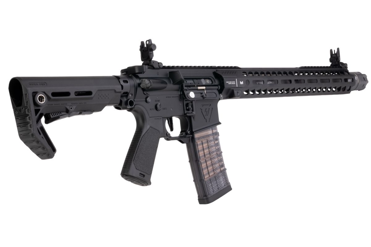 EMG STRIKE INDUSTRIES AR ストライク レイダー GBB エアソフト M4 ライフル (CYMA CGS システム) - 15.5 インチ BK