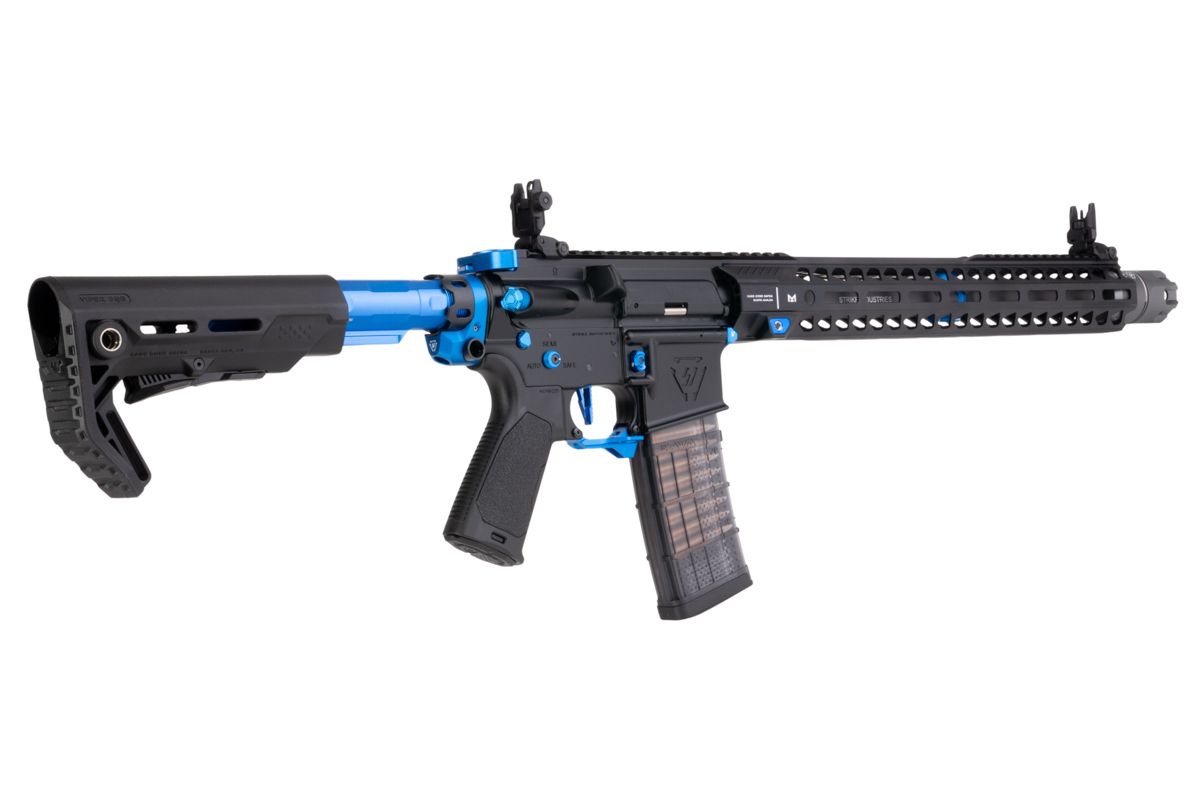 EMG STRIKE INDUSTRIES AR ストライク レイダー GBB エアソフト M4 ライフル (CYMA CGS システム) - 15.5 インチ BK / BL