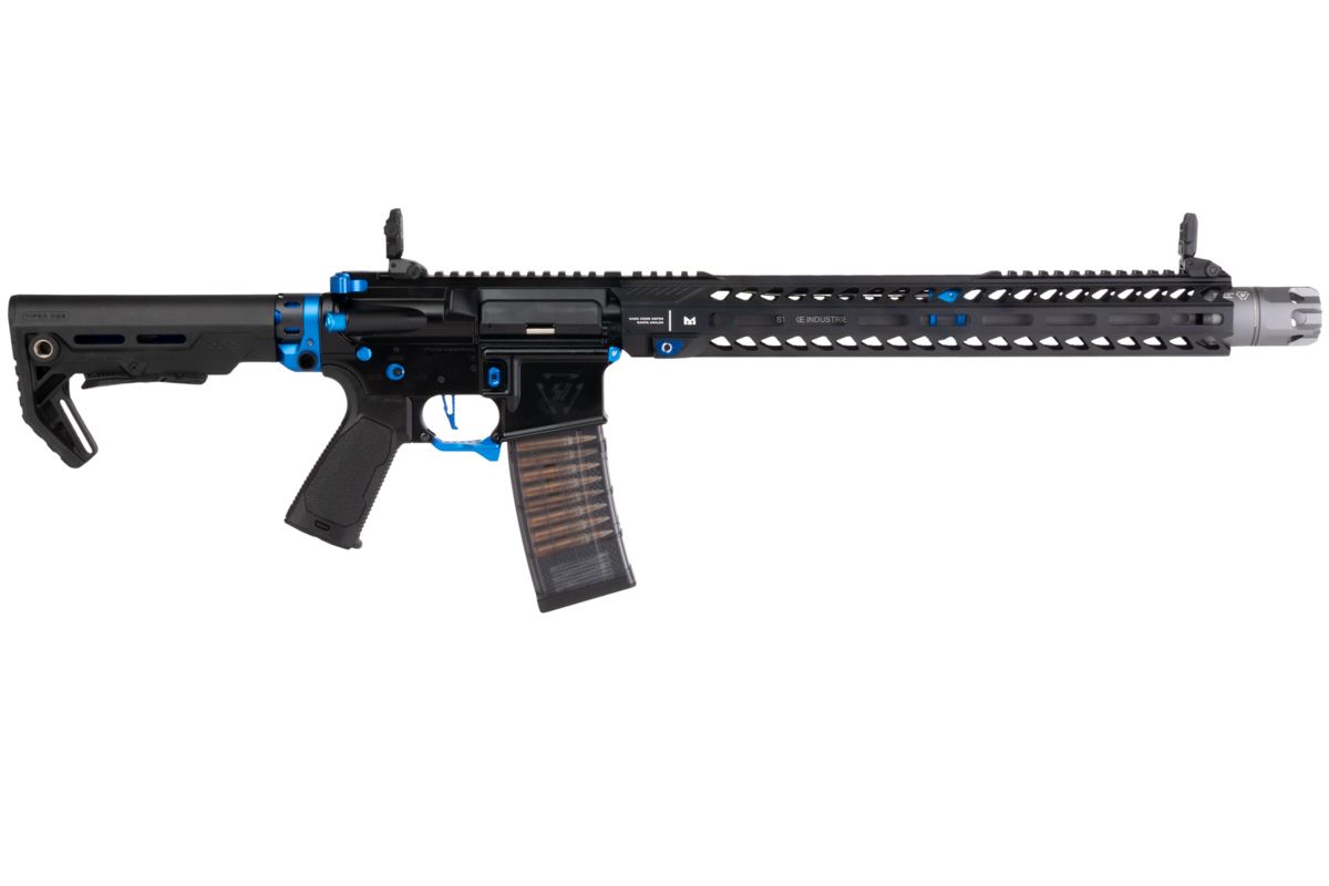 EMG STRIKE INDUSTRIES AR ストライク レイダー GBB エアソフト M4 ライフル (CYMA CGS システム) - 15.5 インチ BK / BL