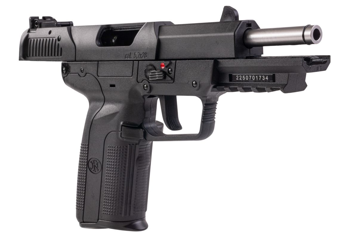 Cybergun FN ハースタルライセンス ファイブセブン (FN5-7) GBB エアソフトピストル - BK