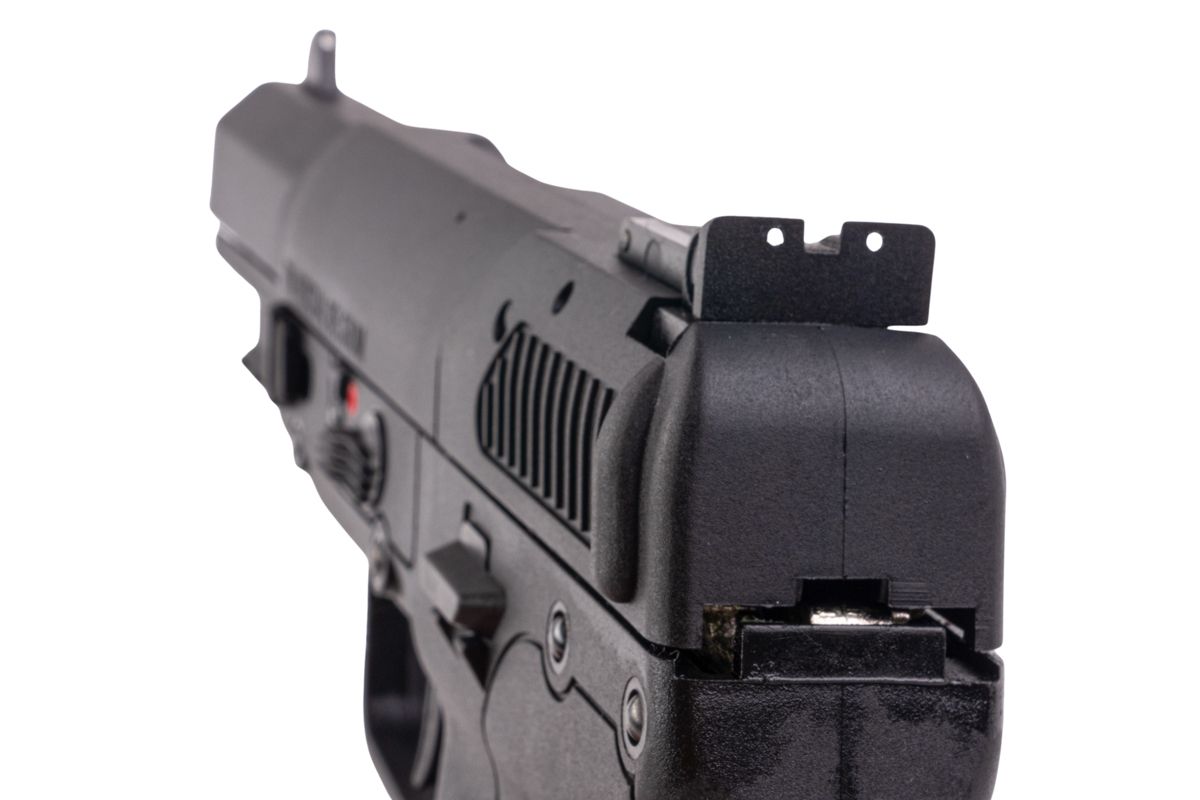 Cybergun FN ハースタルライセンス ファイブセブン (FN5-7) GBB エアソフトピストル - BK