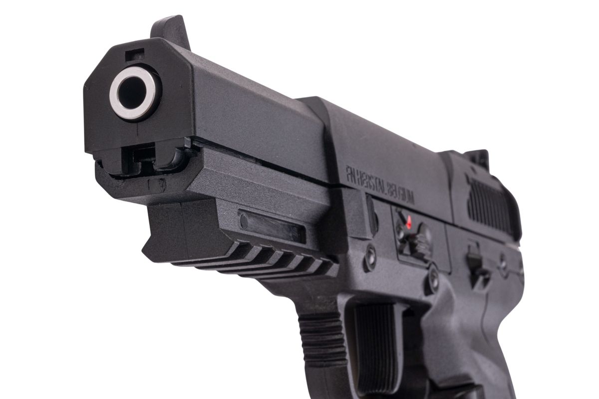 Cybergun FN ハースタルライセンス ファイブセブン (FN5-7) GBB エアソフトピストル - BK