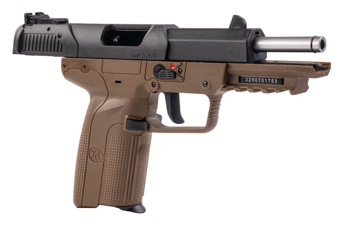 Cybergun FN ハースタル ライセンス ファイブセブン (FN5-7) GBB エアソフトピストル - タン