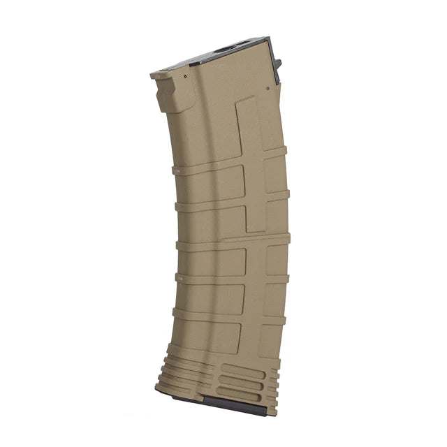 CYMA 500 ラウンド Tapco スタイル ワッフル マガジン AK AEG 用 (CYMA-C230) - タン