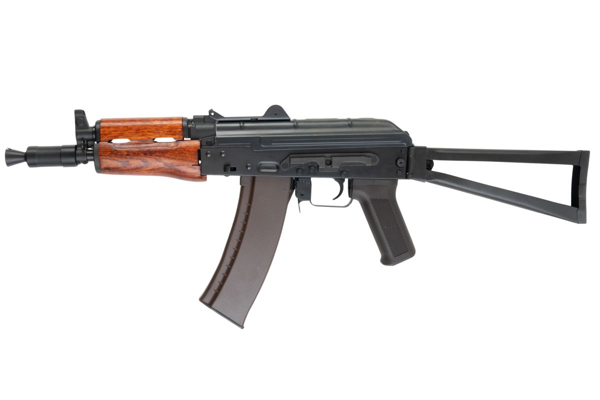 CYMA プラチナ AKS74U 木製家具 エアソフト AEG ライフル (CM055)