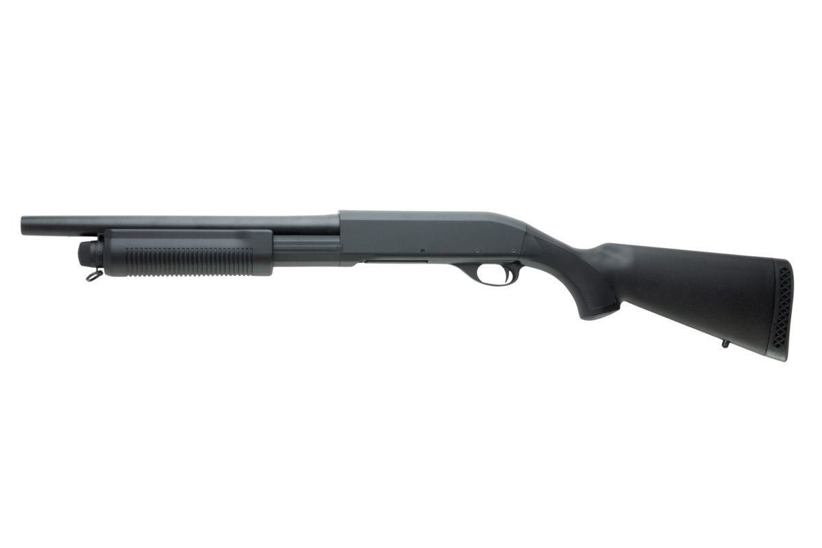 CYMA M870 3 ラウンドバースト マルチショット シェルローディング エアソフト ショットガン (フル ストック CQB)(CM350)