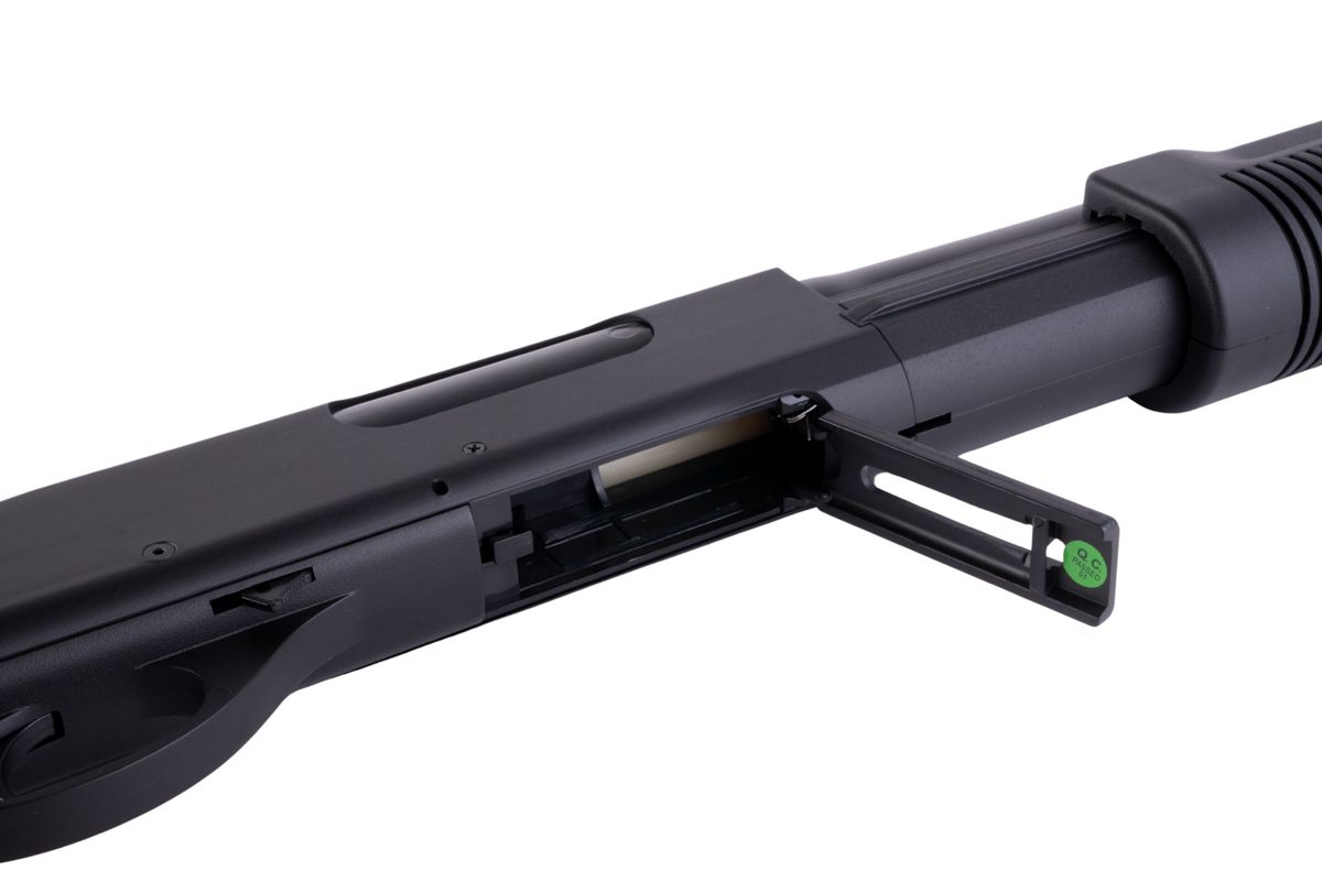 CYMA M870 3 ラウンドバースト マルチショット シェルローディング エアソフト ショットガン (フル ストック CQB)(CM350)
