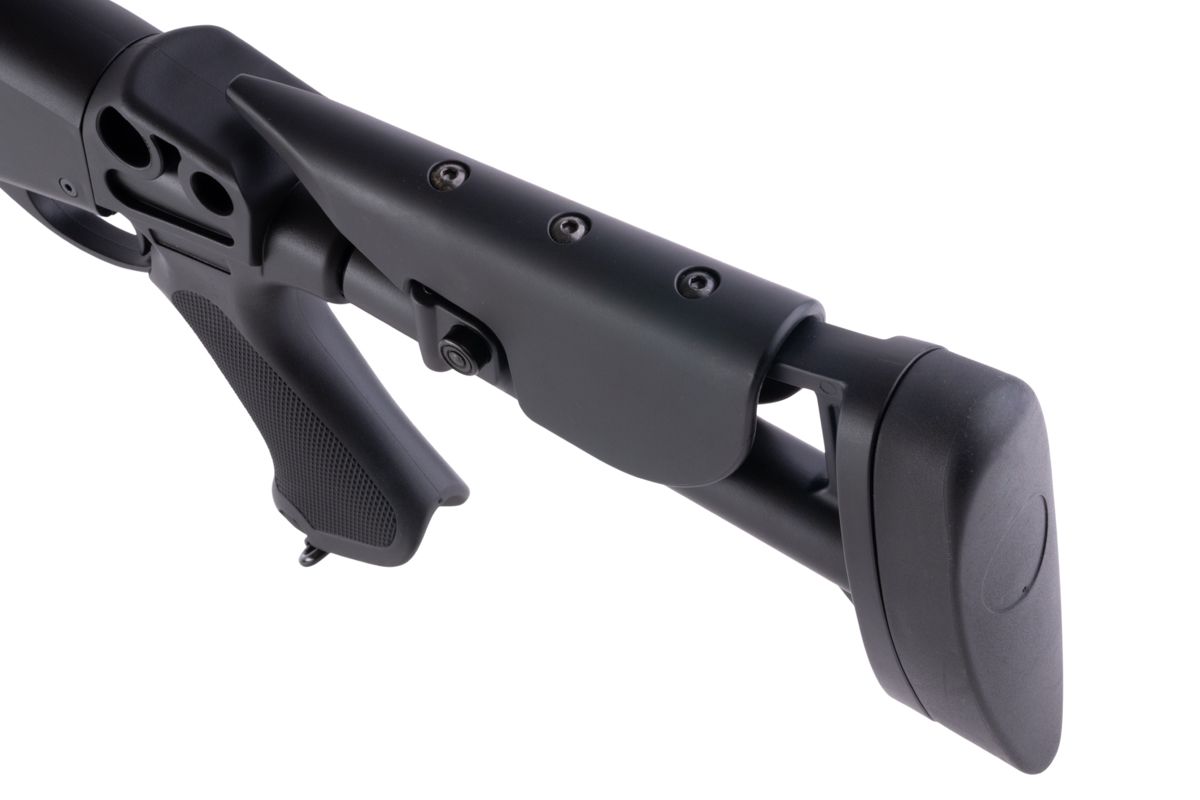 CYMA M870 3 ラウンドバースト マルチショット シェルローディング エアソフト ショットガン (格納式ストック CQB)(CM353)