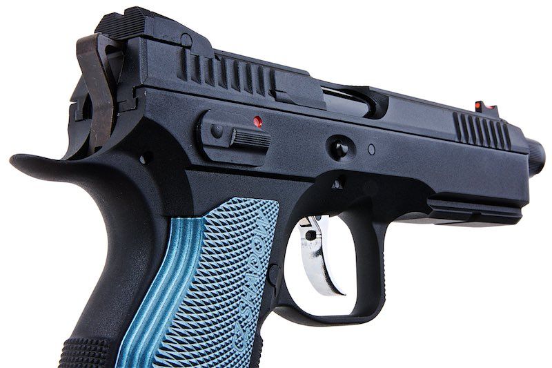 KJ WORKS CZ シャドウ 2 GBB エアソフト ピストル - ネジ付きバレル バージョン (ASG ライセンス)