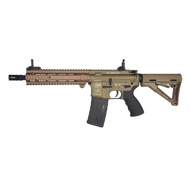 DOUBLE BELL 10.5 インチ L119A2 SAS AEG エアソフトガン (DB-041) - ダークアース