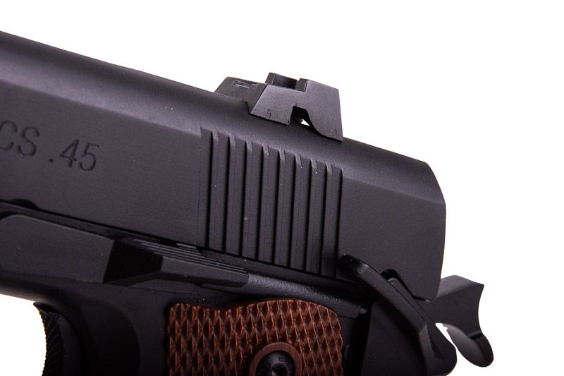 DOUBLE BELL チサト デトニクス .45 GBB エアソフト ピストル (797A)