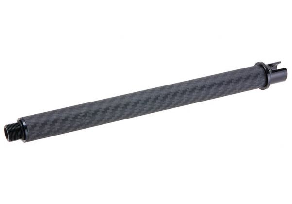 DR. BLACK 東京マルイ MWS GBBR アウターバレル (カーボンファイバー、9 インチ) - ブラック