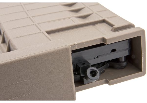 Arcturus 416 マガジン (300 発 DMAG、Hi-Cap Flash EMM AEG マガジン) - TAN