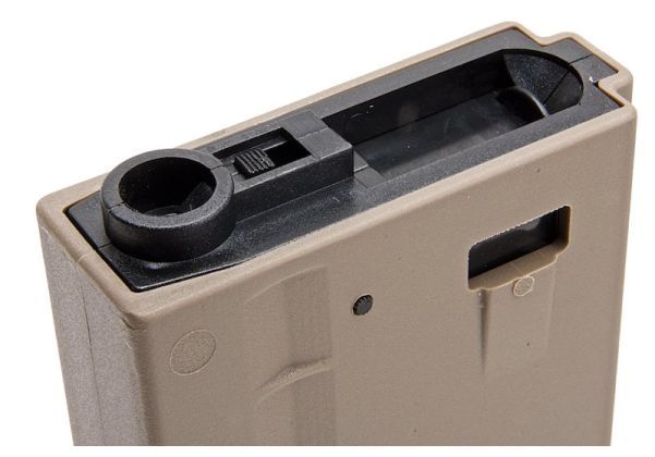 Arcturus 416 マガジン (340 発 AEG DMAG、ハイキャップホイール EMM AEG マガジン) - TAN