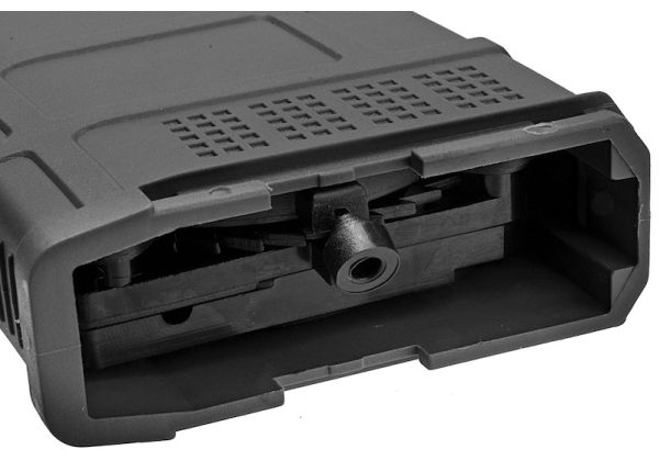 M4マガジン(D-DAY)(350発DMAG、ハイキャップフラッシュEMM AEGマガジン) - ブラック