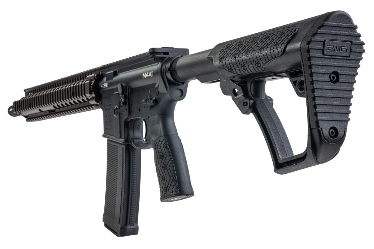 EMG ダニエル・ディフェンス M4A1 RIS II GBB エアソフトライフル (BK/FDE、Double Eagle製)