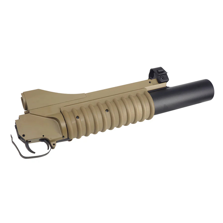E&C M203 エアソフトガスグレネードランチャー ロング (EC-MP046A-DE) - ダークアース