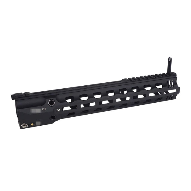 E&C GRIDLOKレイル 14.5インチ ライトスピード M-Lokハンドガード 416用 (EC-MP1013-3B) - ブラック