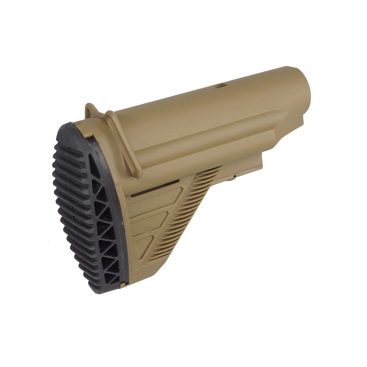 E&C HK417スタイル 伸縮式ストック(チューブ付き) HK417 AEGエアソフトガン用(EC-MP1043-A) - ダークアース