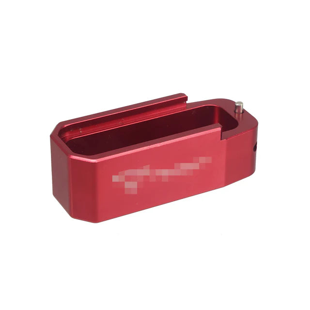 E&C アルミベースパッド PMAG エアソフトマガジン用 (EC-MP183) -レッド