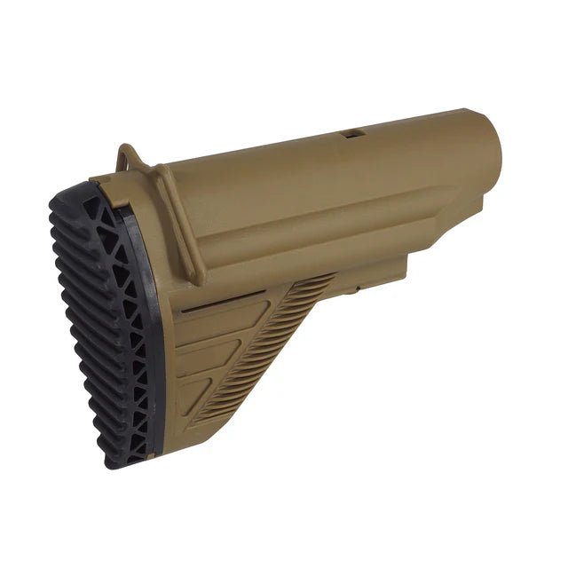 E&C HK417 E2スタイル リトラクタブルストック HK417 AEGエアソフトガン用 (EC-MP419-B) - ダークアース