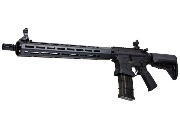 EMG ランサー システムズ ライセンス L15 ディフェンス AEG エアソフト ライフル (フェイク カーボン ハンドガード /15 イ –  AIRSOFT GOGO