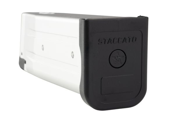EMG Staccato CS 2011 Hi Capa GBB エアソフト ガスマガジン - 銀(ぎん) (CNC アルミニウム / アルミ、24 連) (Savia 製)