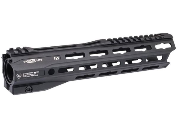 EMG GRIDLOK 11インチ Lite M-Lok ハンドガードレイル M4 AEG / MWS Rfile 用 (BK、SIライセンス、King Arms製)