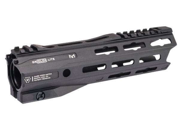 EMG GRIDLOK 8.5インチ Lite M-Lok ハンドガードレイル M4 AEG / MWS Rfile用 (BK、SIライセンス、King Arms製)