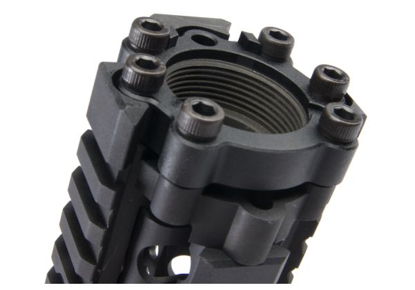 EMG ダニエルディフェンス 9.5インチ M4A1 RIS II エアソフトハンドガード (CNCアルミニウム / アルミ) - ブラック