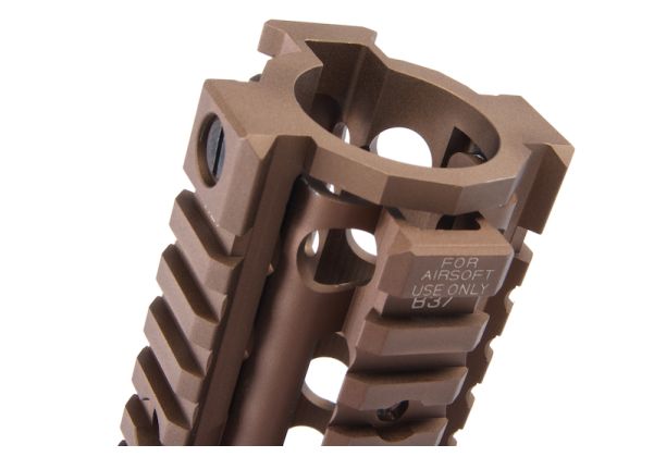 EMG ダニエルディフェンス 9.5インチ M4A1 RIS II エアソフトハンドガード (CNCアルミニウム / アルミ) - DE