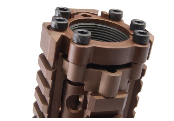 EMG ダニエルディフェンス 9.5インチ M4A1 RIS II エアソフトハンドガード (CNCアルミニウム / アルミ) - DE