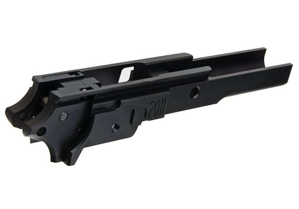 Airsoft Masterpiece フレーム(アルミアドバンス - STIスタイル3.9 Tokyo Marui ハイキャパ GBBピストル用) - ブラック