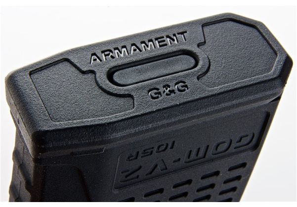 G&G M4 マガジン GOM V2 (105発 エアソフトガン AEG マガジン) - ブラック