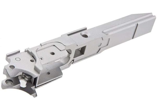 Guarder Tokyo Marui ハイキャパ5.1 GBBフレーム (アルミ GDタイプ マーキング無し 銀(ぎん))