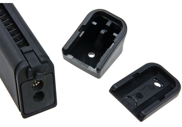 Guarder 軽量マガジンキット (50発拡張) Tokyo Marui モデル17 (Gen 3/Gen 4)/18C/19/22/26/34 GBB用 - BK