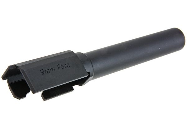 Guarder スチール CNC 一体型(いったいけい)アウターバレル Tokyo Marui P226/E2 GBB エアソフトガン用 - BK