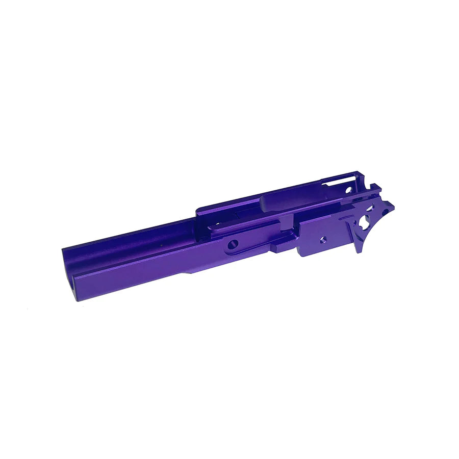 5KU Tokyo Marui ハイキャパ ハンドガン 用 CNC アルミ フレーム Type-2 ( GB-562 ) - 紫