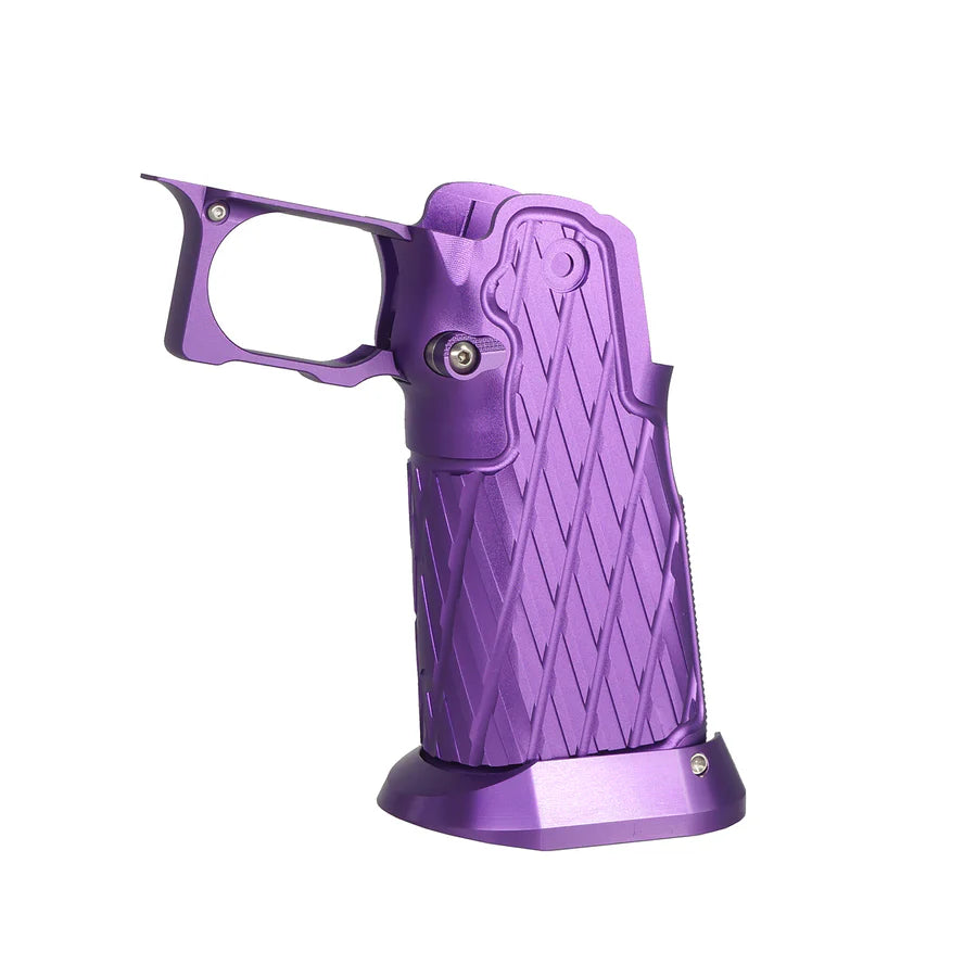 5KU CNC アルミグリップ Type.11 マルイ HI-CAPA GBB Airsoft用 ( 5KU-GB-616 ) - 紫