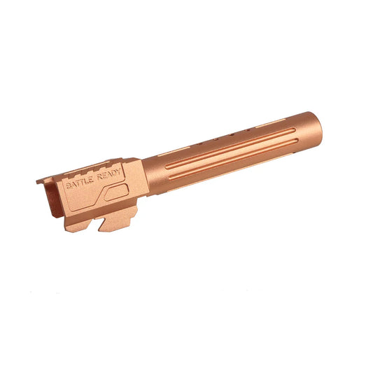 5KU BRA マルイ G17 Gen.3 GBB 用アルミバレル (GBTM17003) - 金(きん)