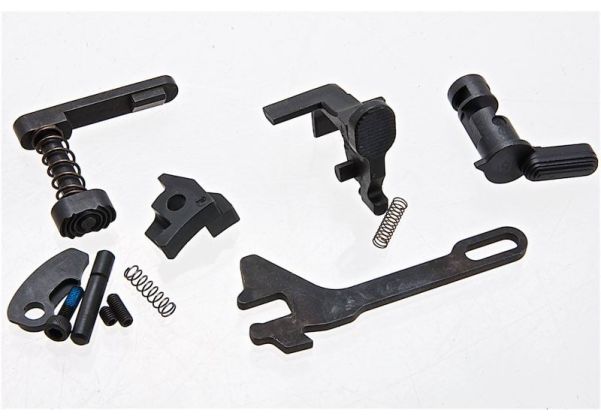 Guns Modify Tokyo Marui MWS GBBR EVO アルミCNCトリガーボックス(ドロップインスチールパーツ付き)(標準トリガー)