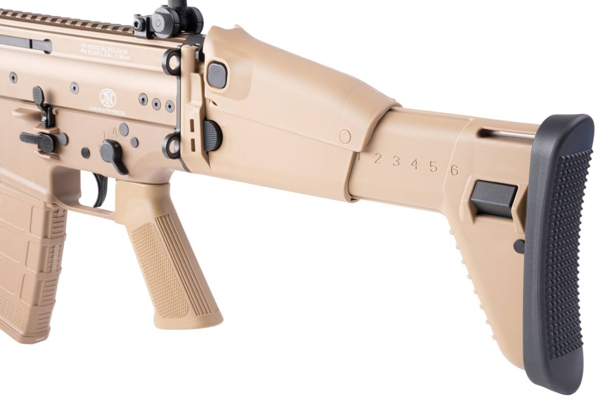 Cybergun SCAR L MK2 MWS GBB エアソフトガン - TAN (Guns Modify 社製、FN Herstal ライセンス)