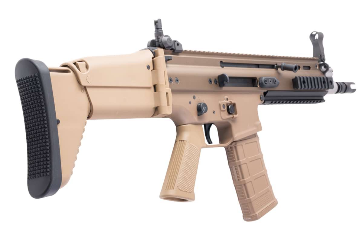 Cybergun SCAR L MK2 MWS GBB エアソフトガン - TAN (Guns Modify 社製、FN Herstal ライセンス)