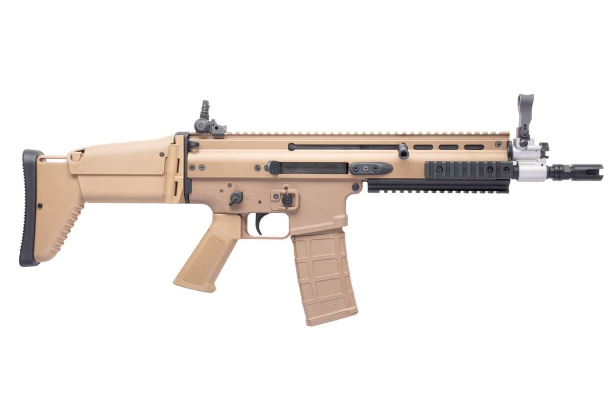 Cybergun SCAR L MK2 MWS GBB エアソフトガン - TAN (Guns Modify 社製、FN Herstal ライセンス)