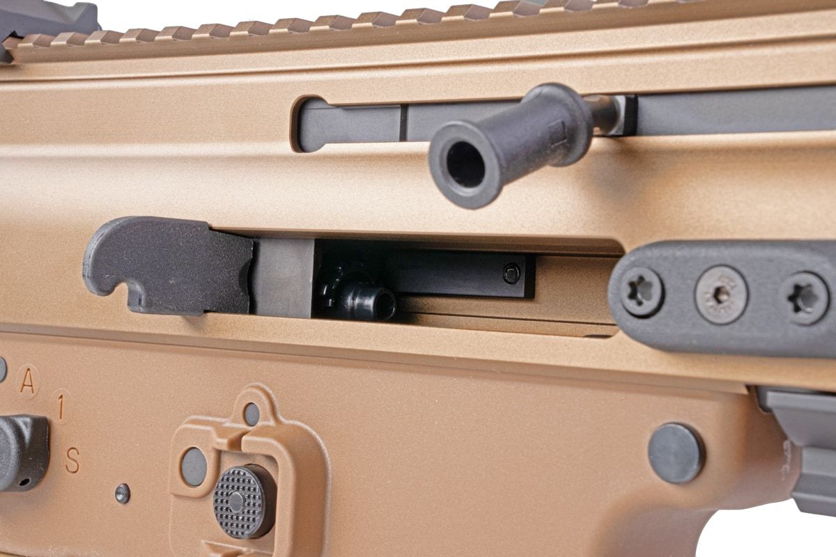 Cybergun SCAR L MK2 MWS GBB エアソフトガン - TAN (Guns Modify 社製、FN Herstal ライセンス)